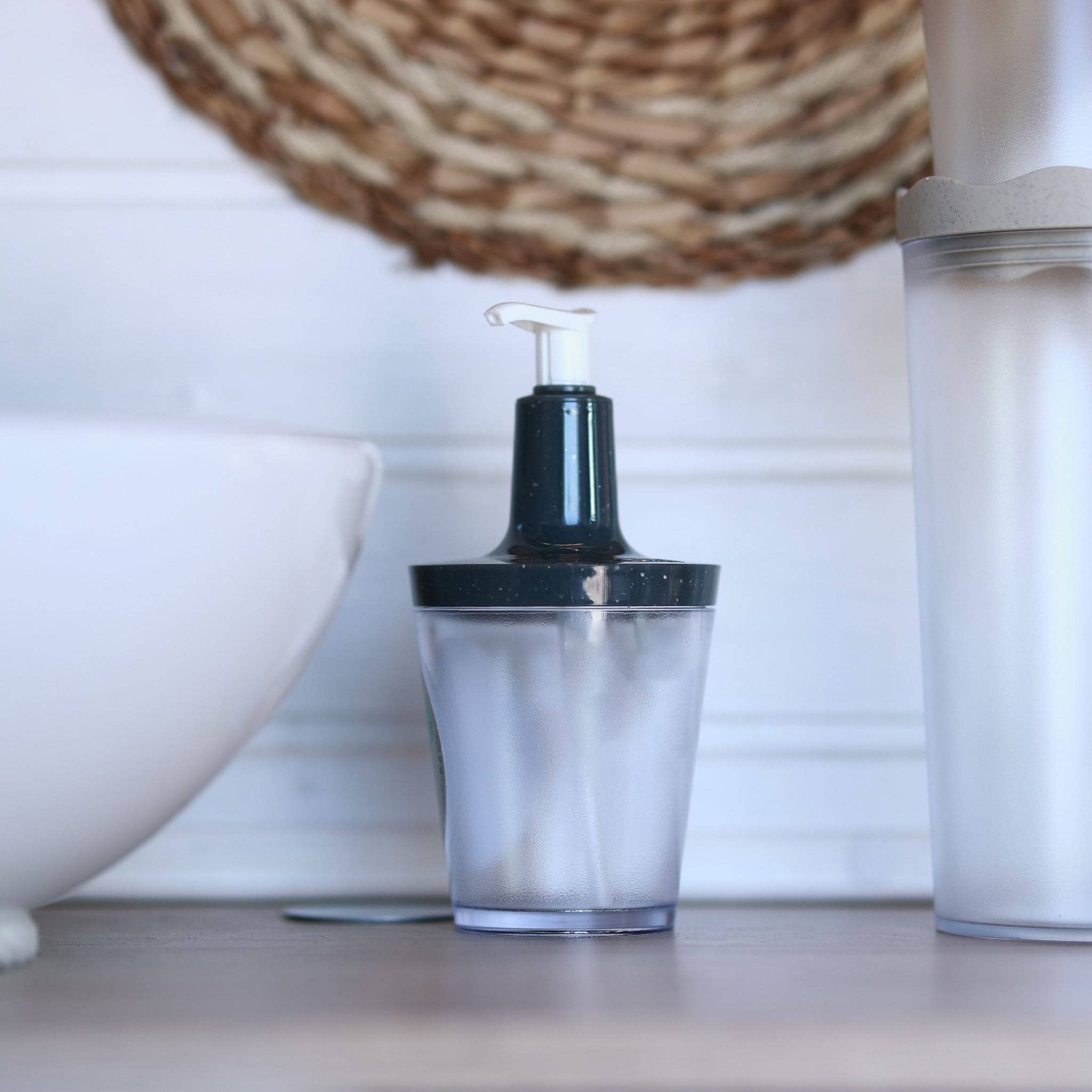 recycled ash grey Soap Dispenser FLOW for wholesale on Faire2