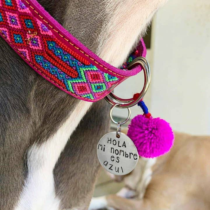 Mom And Pup Co. - Wholesale Pet collar – Dog - XS Mexican Pet Collar - Colorful Leather Dog Collar, Tribal1