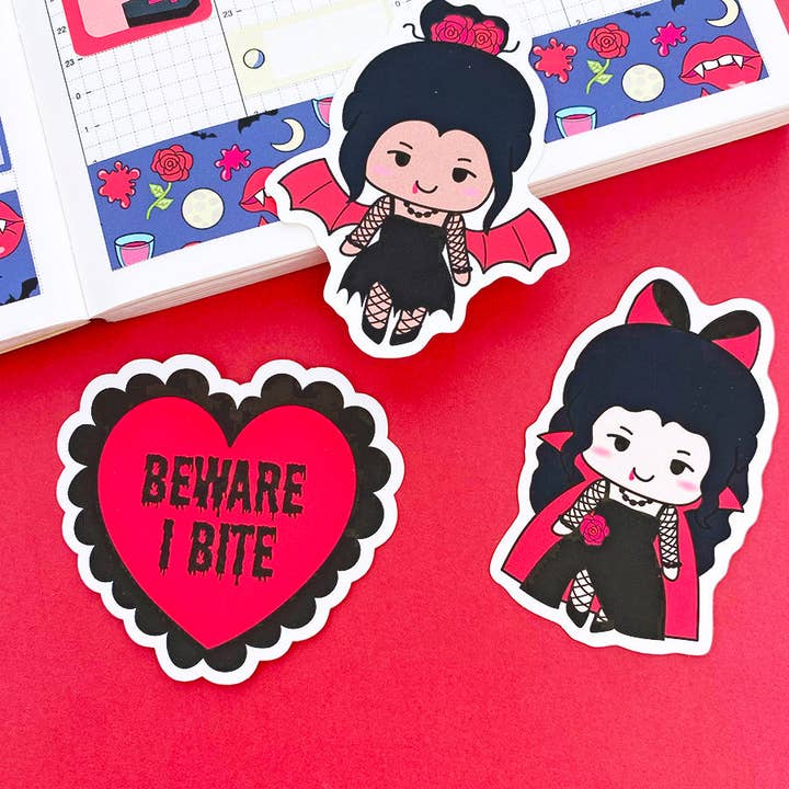 Shine Sticker Studio - Wholesale Sticker - Glampire Sticker DIE CUT Collection1