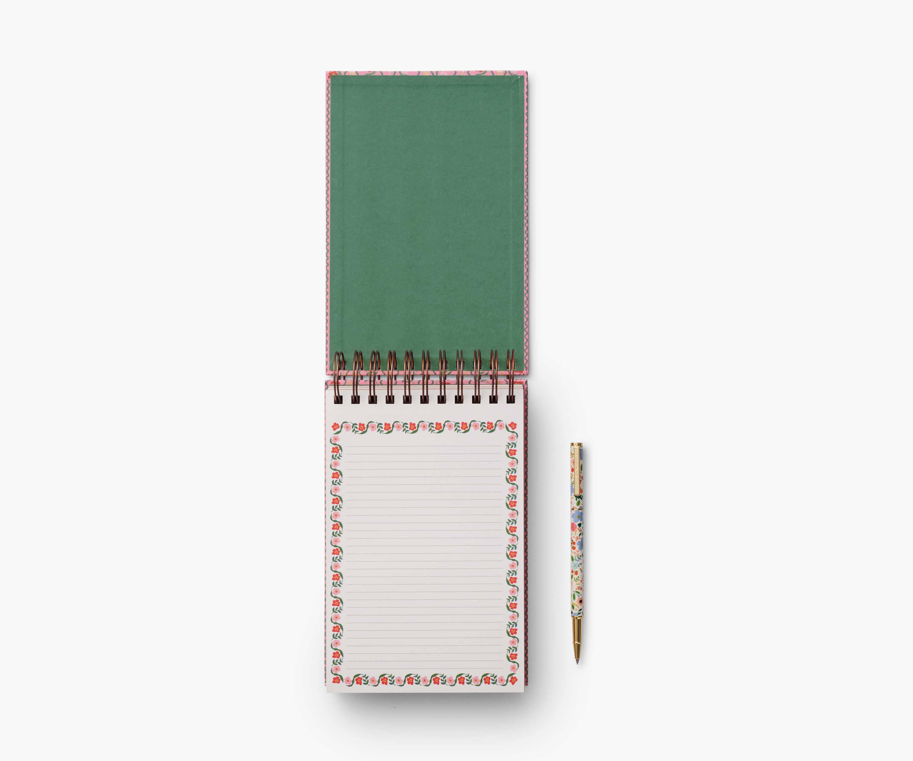 Rifle Paper Co. - Wholesale Notepad - Delphine Desktop Spiral Notepad2