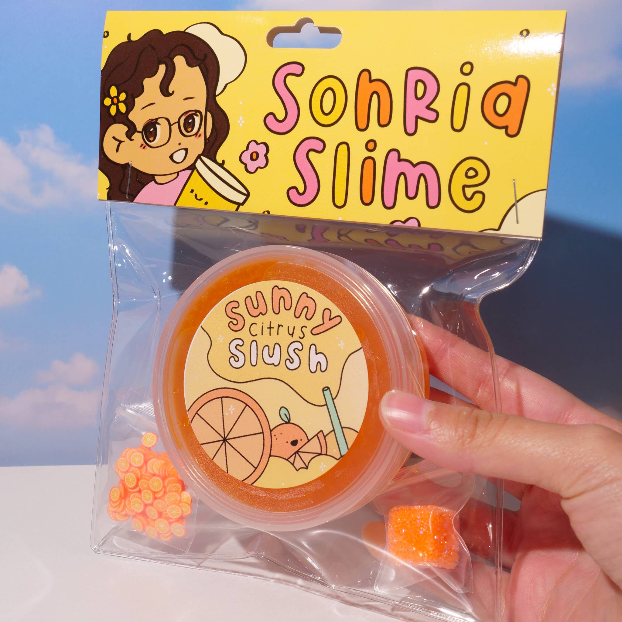 Sonria Slime LLC - Wholesale Putty/Slime - Kids - Sunny Citrus Slush Slime Toy 0