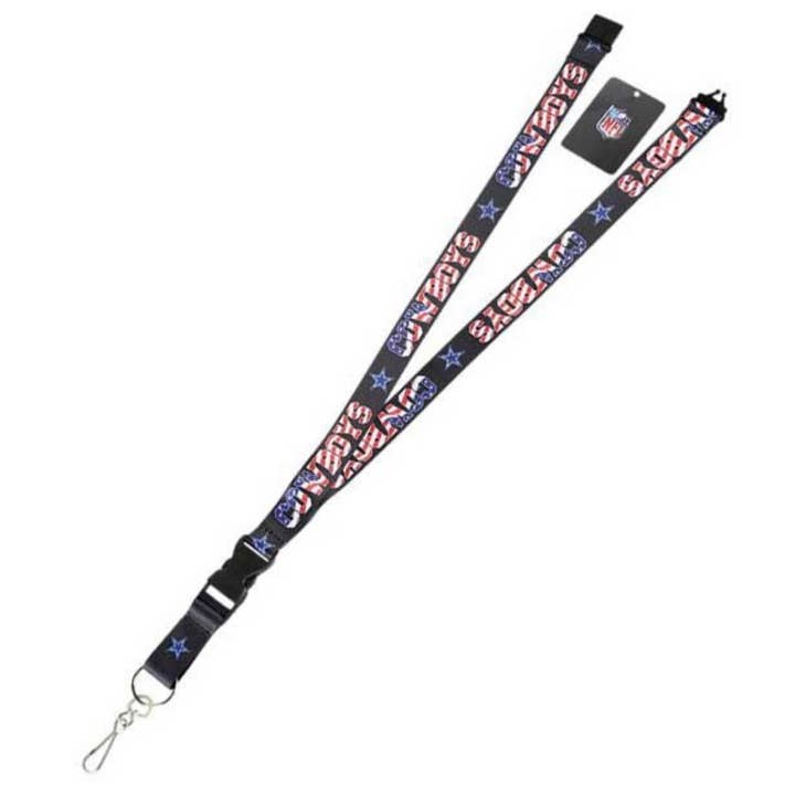 USA Style Lanyard- Dallas Cowboys for wholesale by St. Louis Wholesale LLC