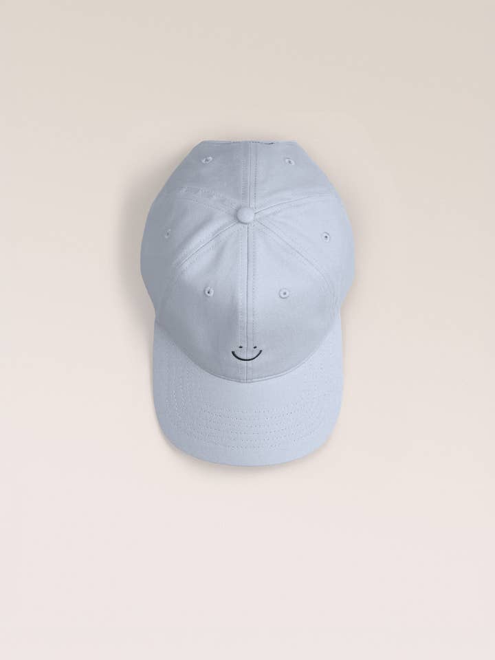 Smiley Cap Sky Blue for wholesale by Bandsome