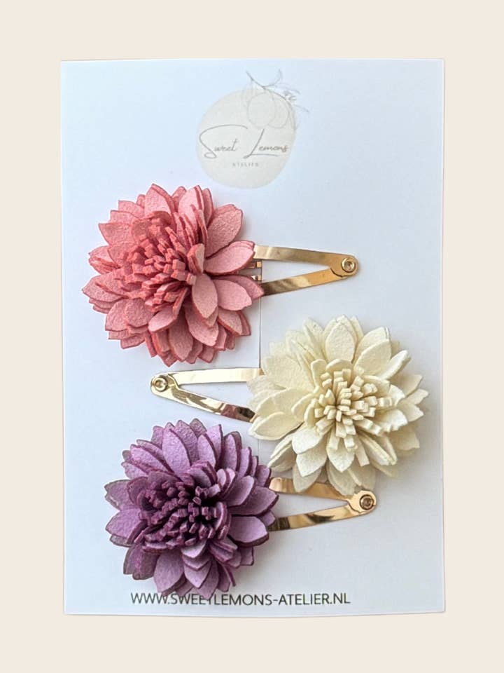 Ensemble de Barrettes - Blossom pour la vente par Sweet Lemons Atelier