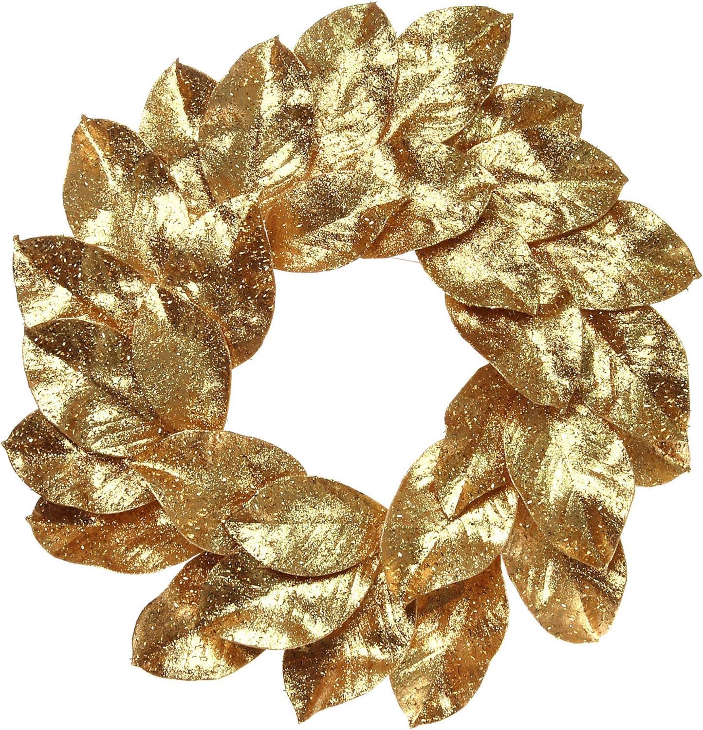 Larksilk - Wholesale Wreath - Glittered Gold Wreath Christmas Collection5