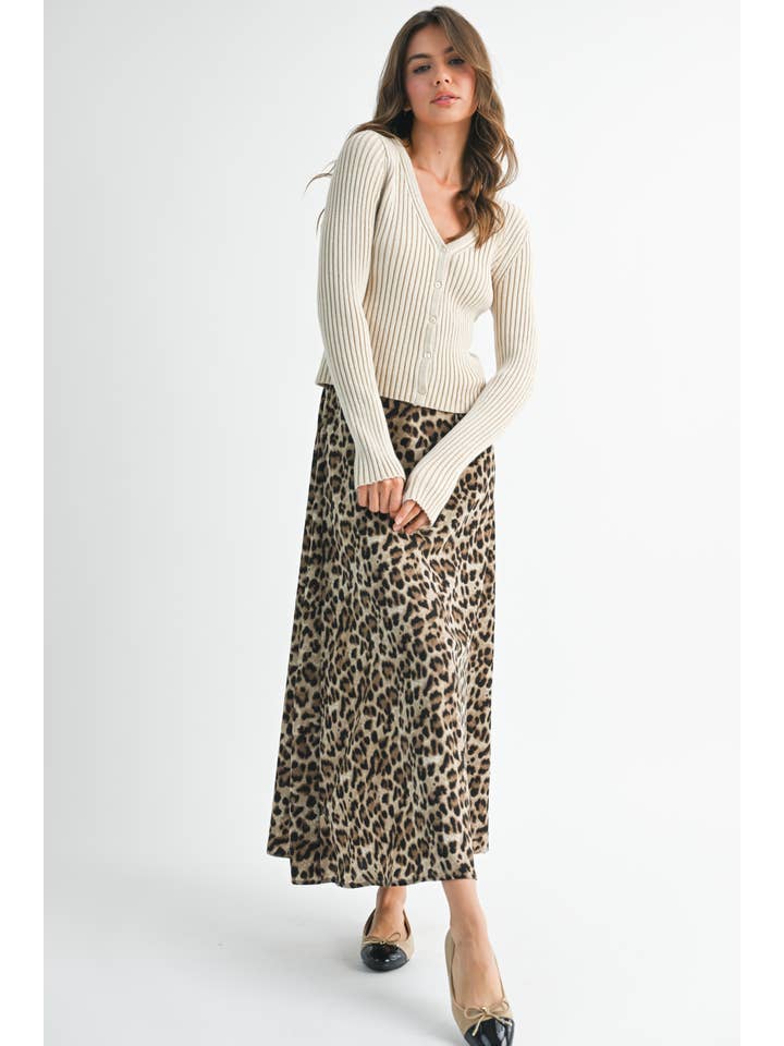 AEMI + CO - Wholesale Cardigan - Women's - 3391GK Ribbed Button-Up Cardigan11