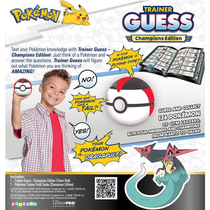 Ultra PRO Entertainment - Wholesale Card Game - Pokémon Trainer Guess - Champions