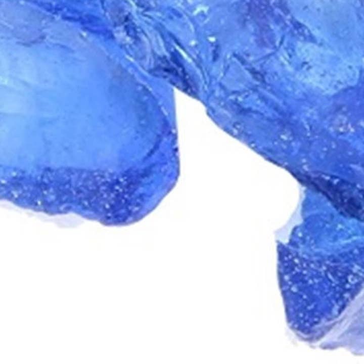 HomeRoots - Vendita all'ingrosso Bracieri - Vetro riflettente rotondo blu per focolare4