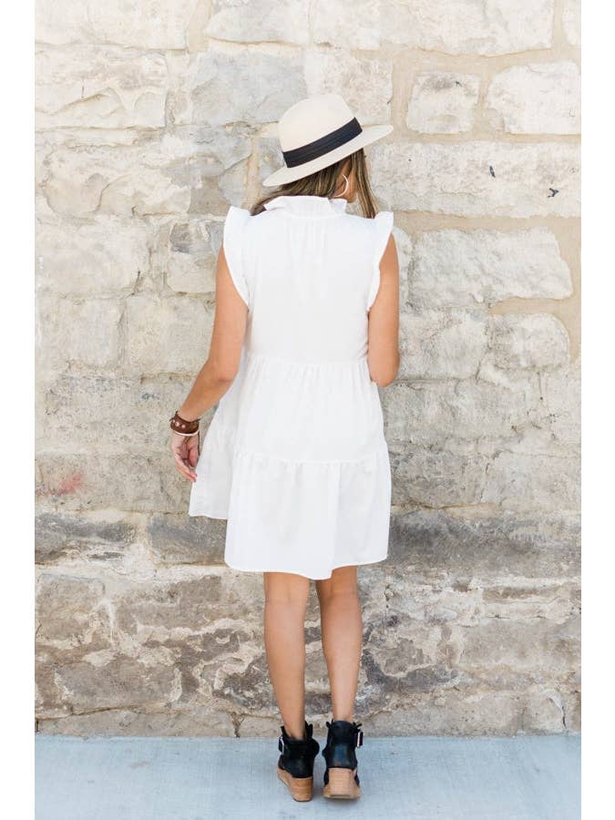 Hipster Row - Vente Robe – femme - Robe babydoll à volants Mattie13