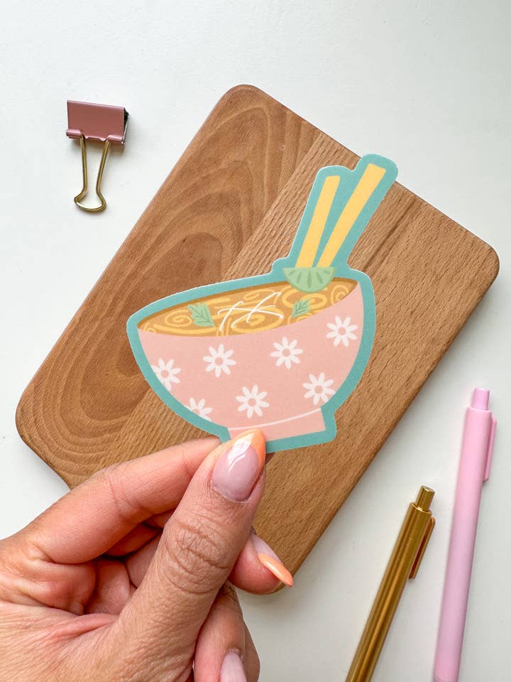 Pho nudelsuppe klistermærke for engroshandel hos Created By Christine