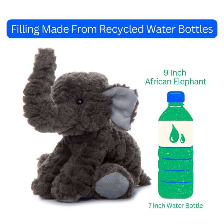 The Petting Zoo - Vendita all'ingrosso Peluche - Bambini e neonati - Elefante Africano Wild Onez da 8" (20cm) Wild Life2