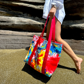 JAMS World - Wholesale Draagtas - Dames - Jams World gevoerde draagtas - Zonnige Weide1