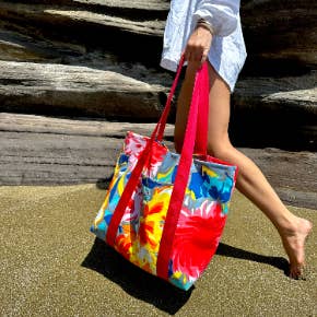 JAMS World - Wholesale Draagtas - Dames - Jams World gevoerde draagtas - Zonnige Weide1