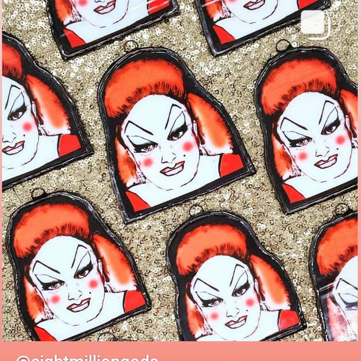 Le Puppet Regime - Wholesale Ornament - Divine | Pop Art | John Waters | Kitsch | Glass Art 1