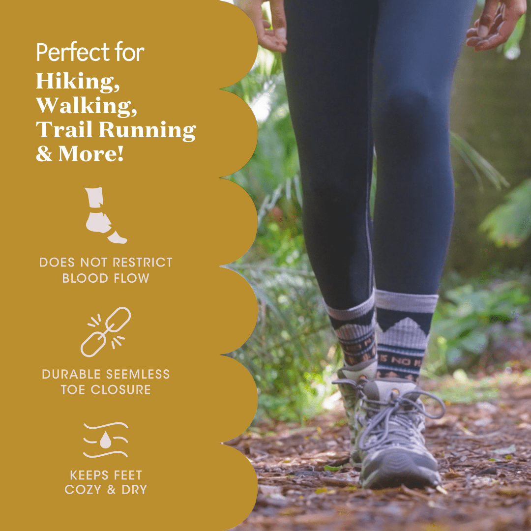 ToughCutie - Wholesale Socks - Women's - No Planet B Merino Wool Hiker Crew10