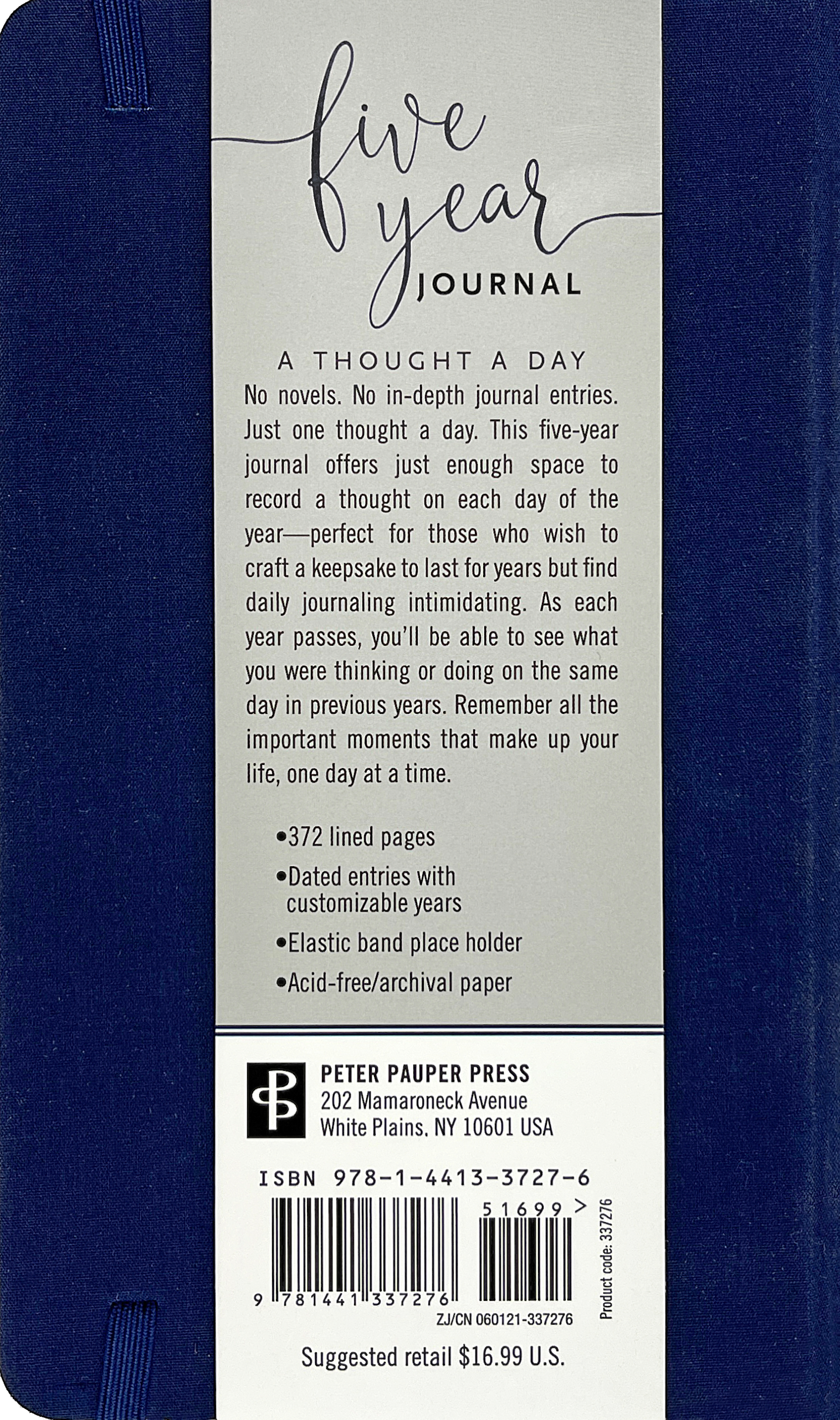 Peter Pauper Press - Wholesale Journal/Diary - Five Year Journal6