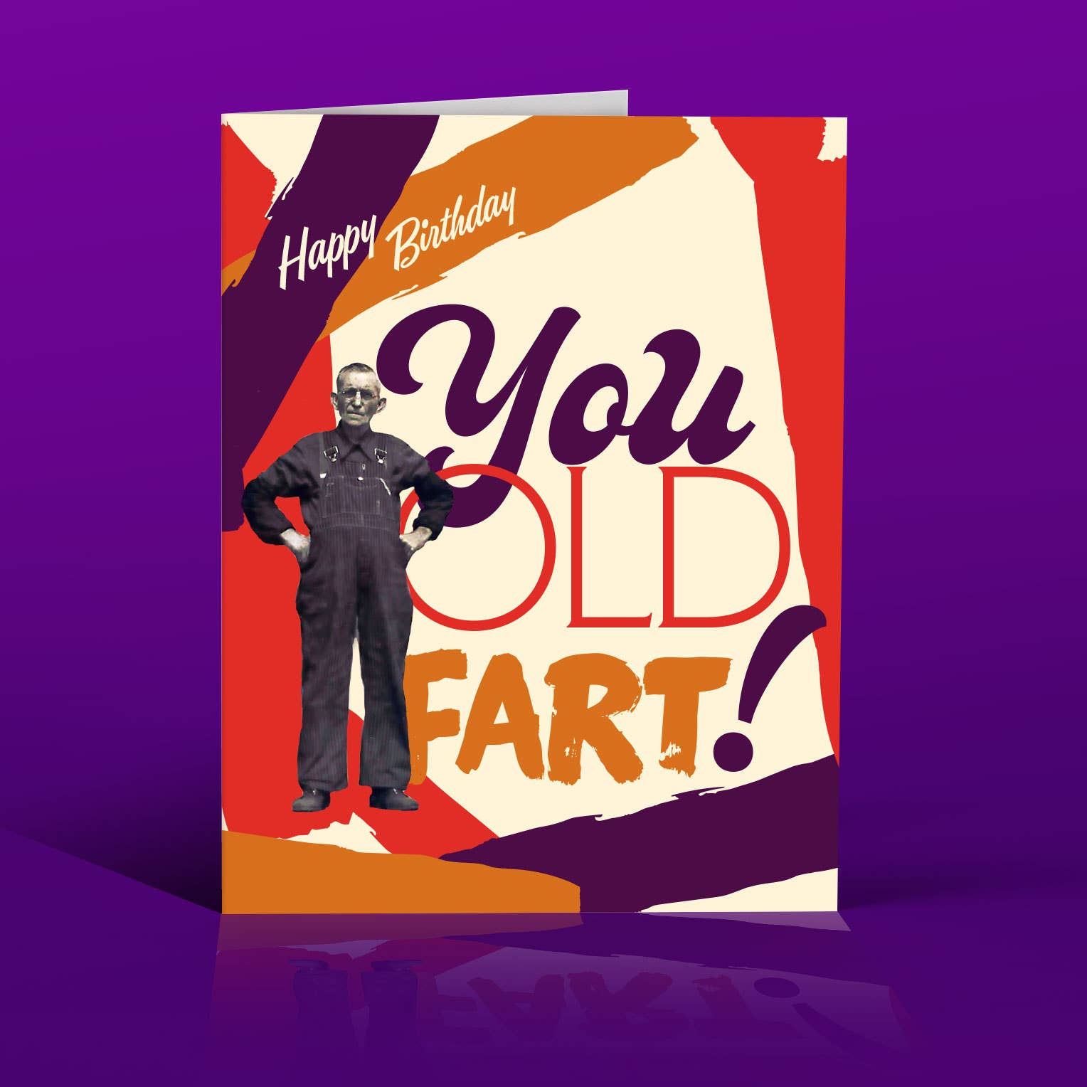 offensivedelightful - Venta al por mayor Tarjetas de cumpleaños - ¡VIEJO CARCA! Tarjeta de cumpleaños