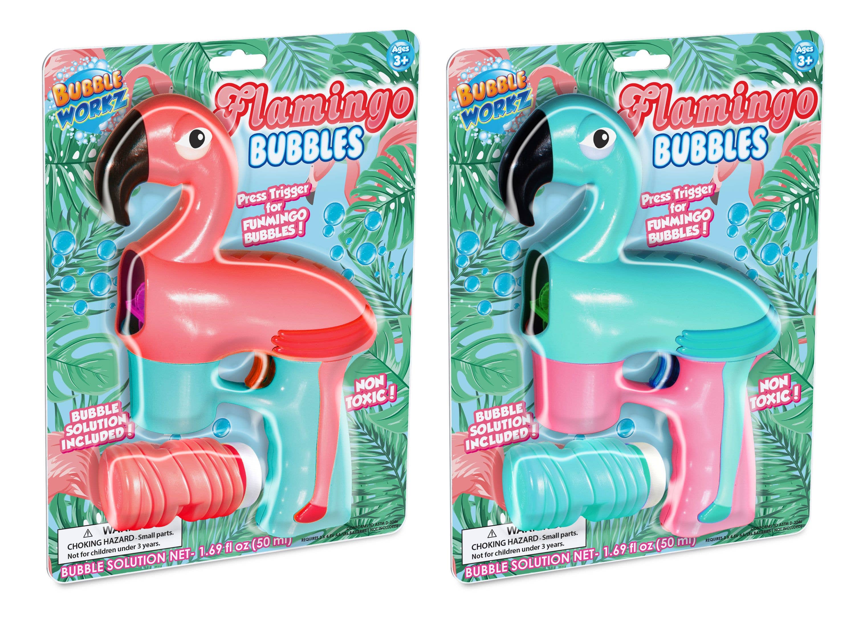 Anker Play Products - Wholesale Bubble Wand - Kids - Flamingo Bubble Gun