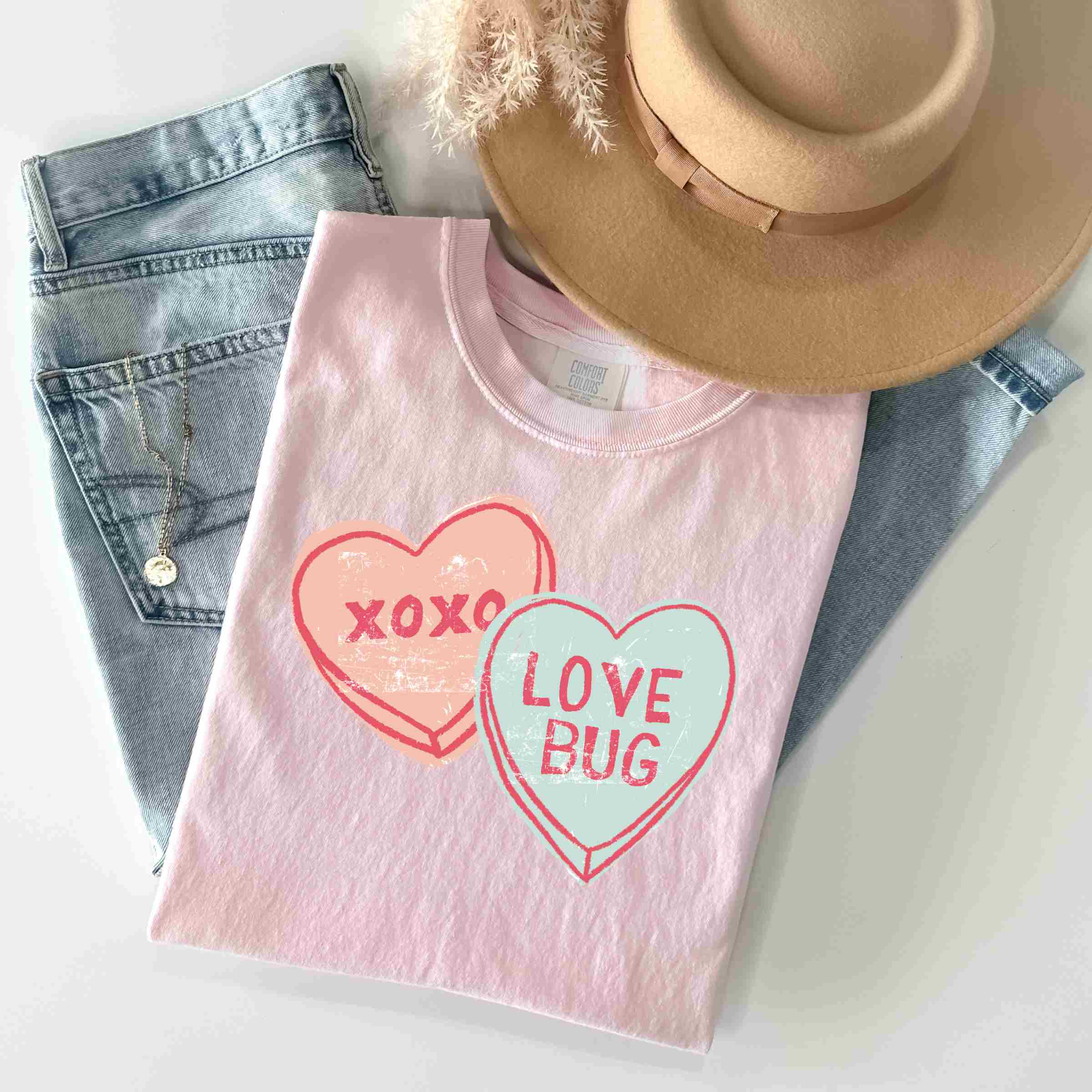 Rustic Radiance - Wholesale Shirt - Women's - LOVE BUG HEART3