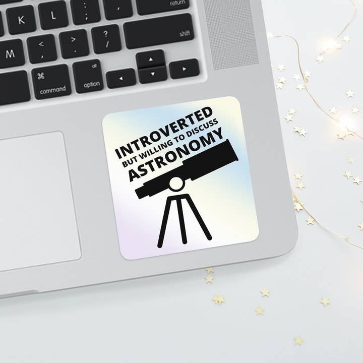 Astronomy Stickers - Holographic for wholesale by Science & Snark