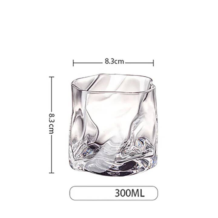 BRECK + FOX - Wholesale Cocktail/Liquor Glass - Textured Whiskey Glasses
