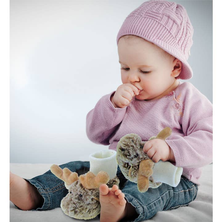 Cota Global - Wholesale Stuffed/Plush Toy - Kids & Baby - Super Soft Plush Baby Shoes - Moose3