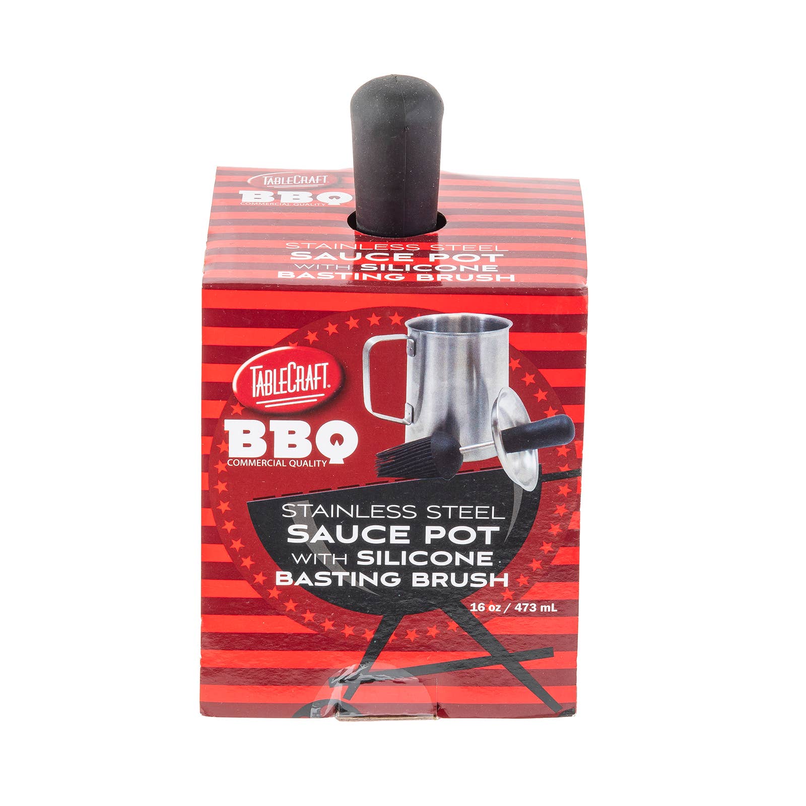 TableCraft Products Company - Wholesale Sauce Server - 16 oz Sauce Pot with Silicone Basting Brush2