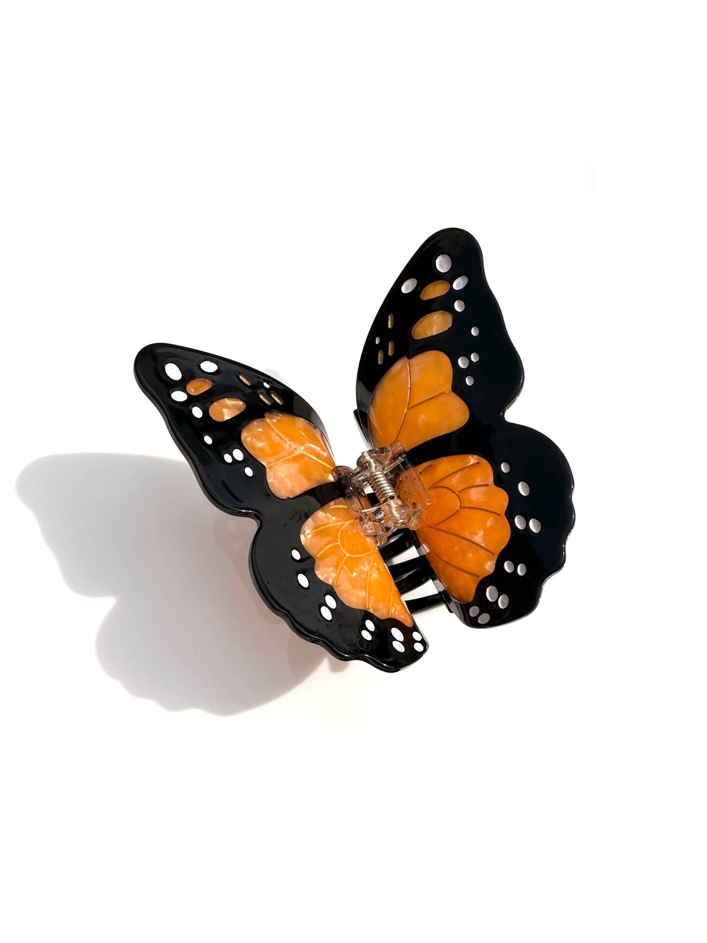 Solar Eclipse – wholesale Hair clip – Women’s – Hand-painted Monarch Butterfly Claw Hair Clip | Eco-Friendly10