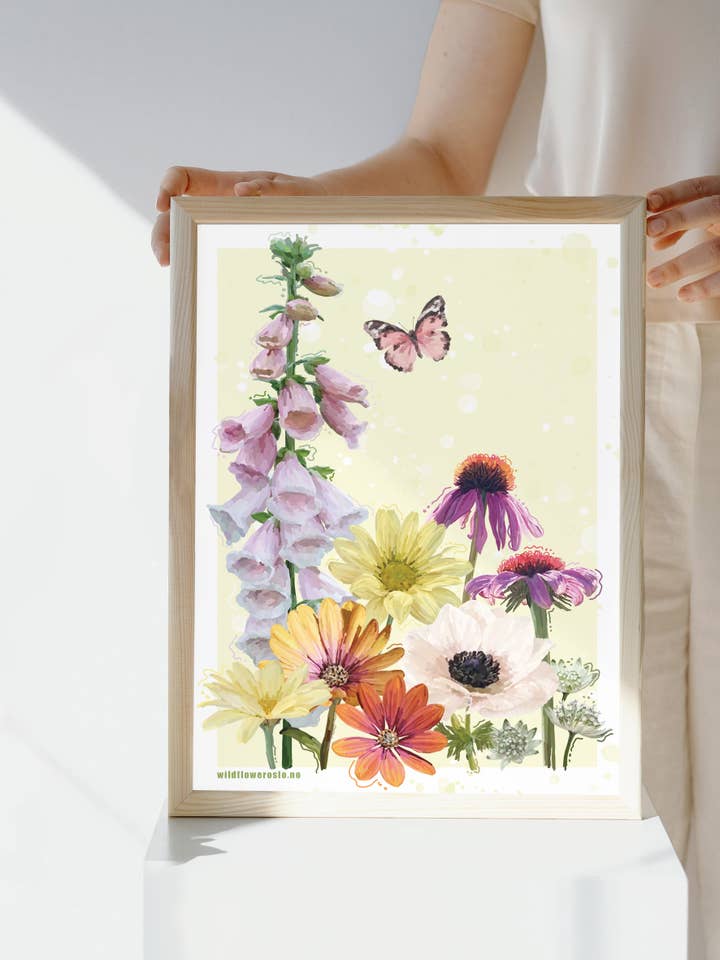 Affiche 30x40 cm #0023 pour la vente par Wildflower Oslo