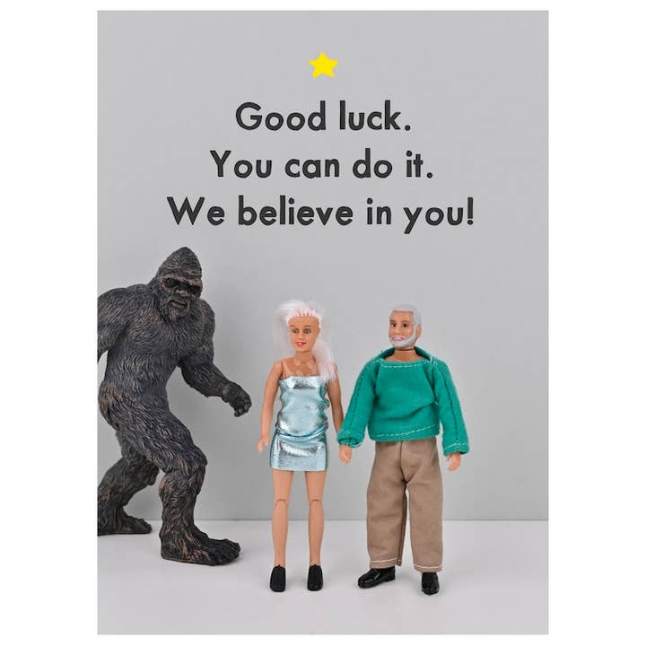 Believe in You | Good Luck Card | Funny for wholesale by Bold & Bright