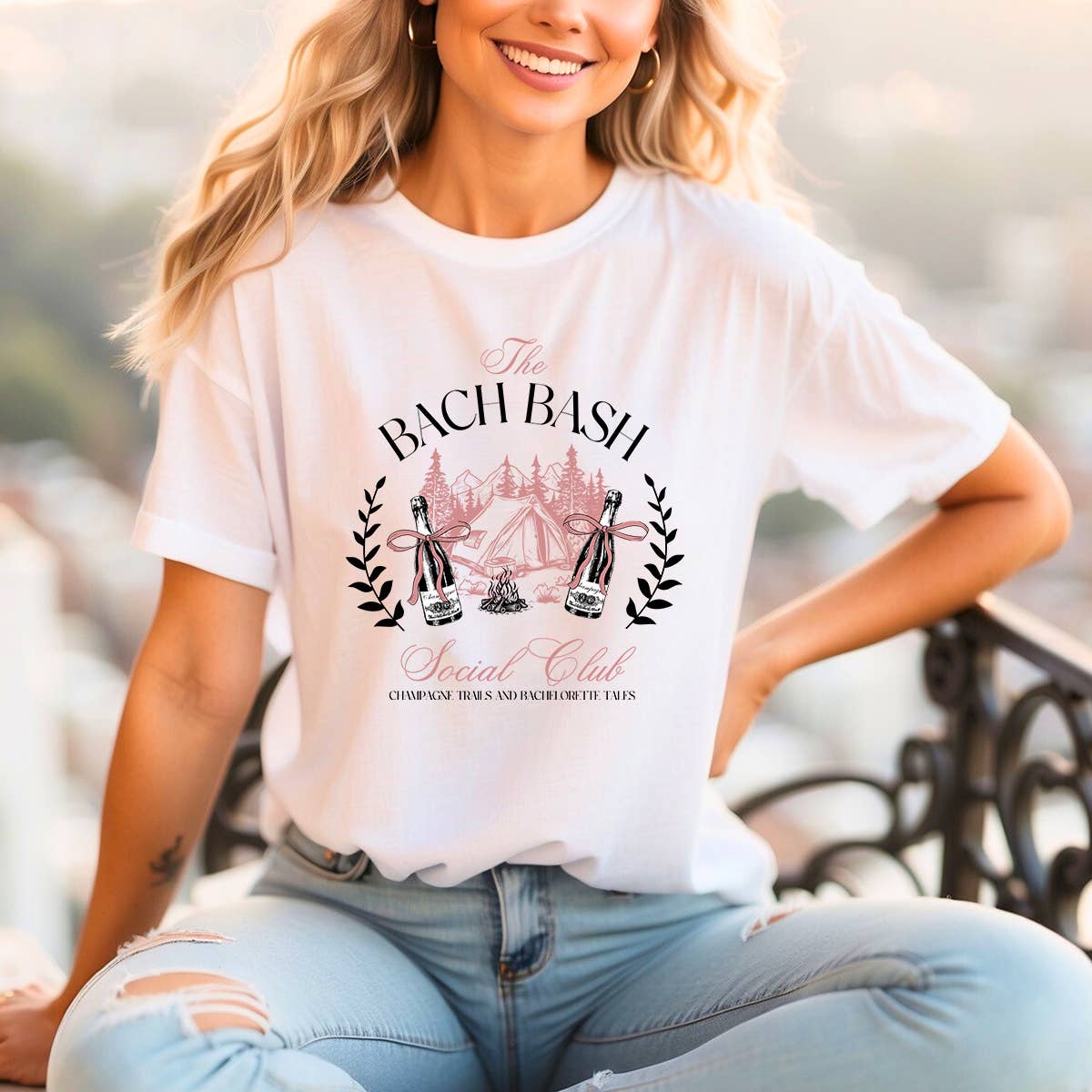 Himalayan Hymns - Wholesale Screen Printed T-Shirt - Women's - The Bach Bash Social Club Shirt