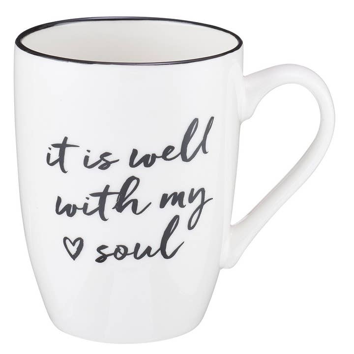 Christian Art Gifts - Wholesale Coffee Mug - Mug White It Is Well