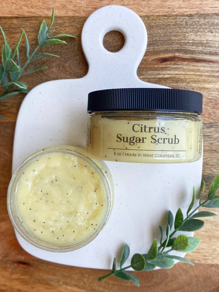 Gommage au sucre aux agrumes pour la vente par WECO Soap Co.