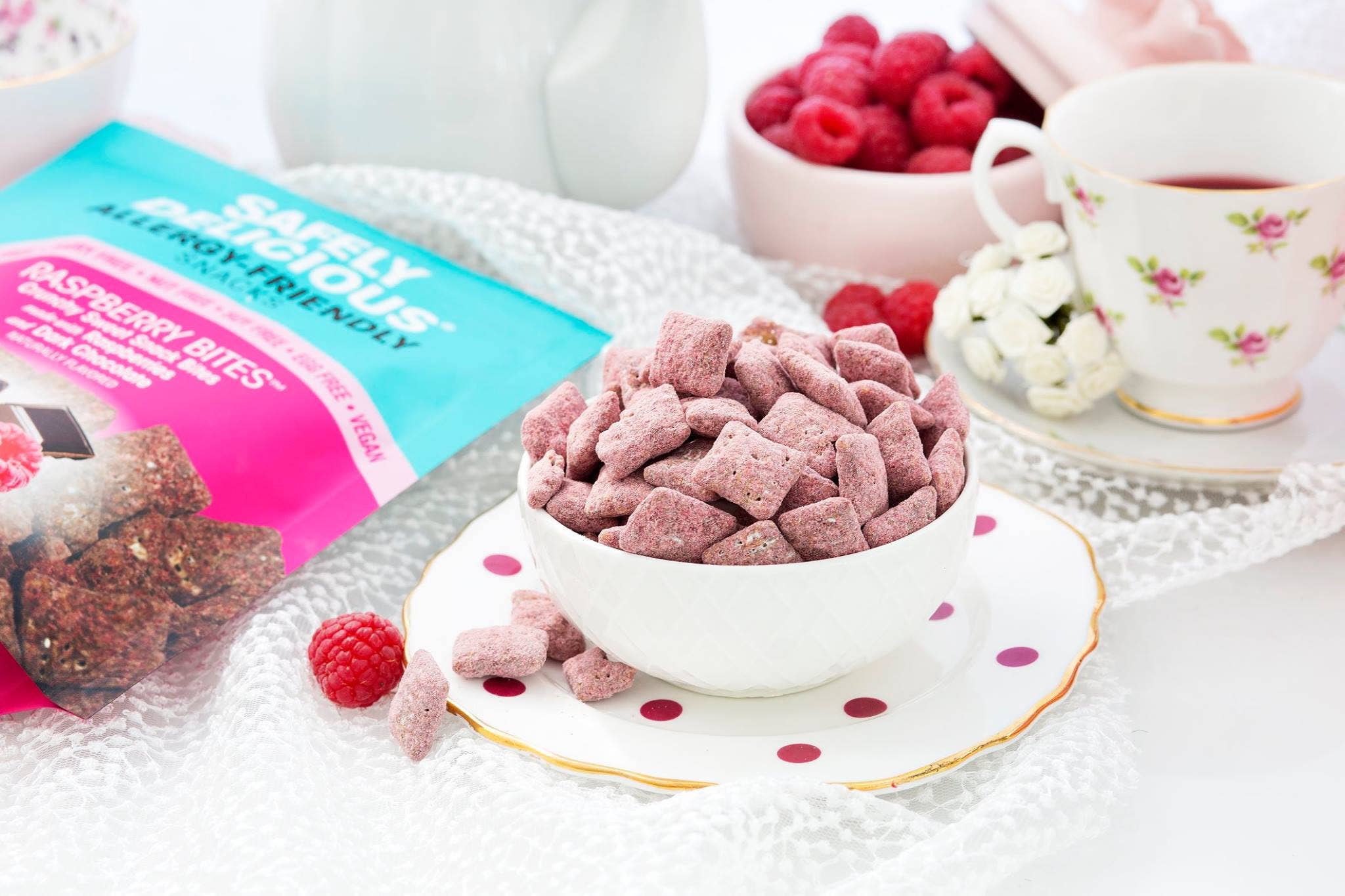 Safely Delicious, LLC - Wholesale Snack Bar - Raspberry Bites 1 oz - Allergen Free, Gluten Free, Vegan2