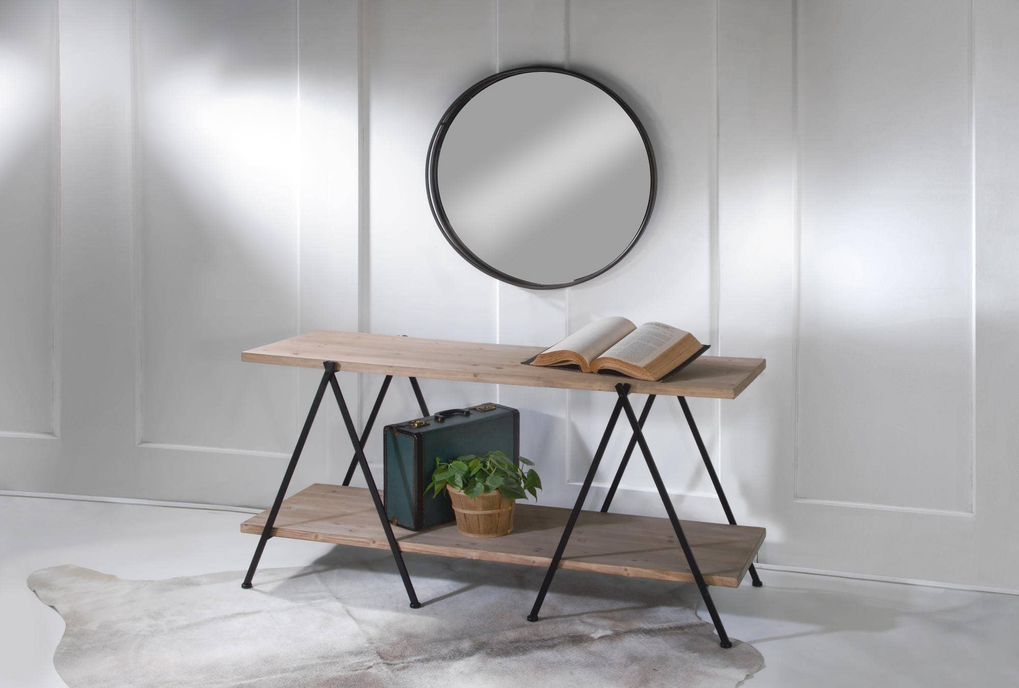 Tripar International - Wholesale Console Table - 2 Tier Wooden Table3