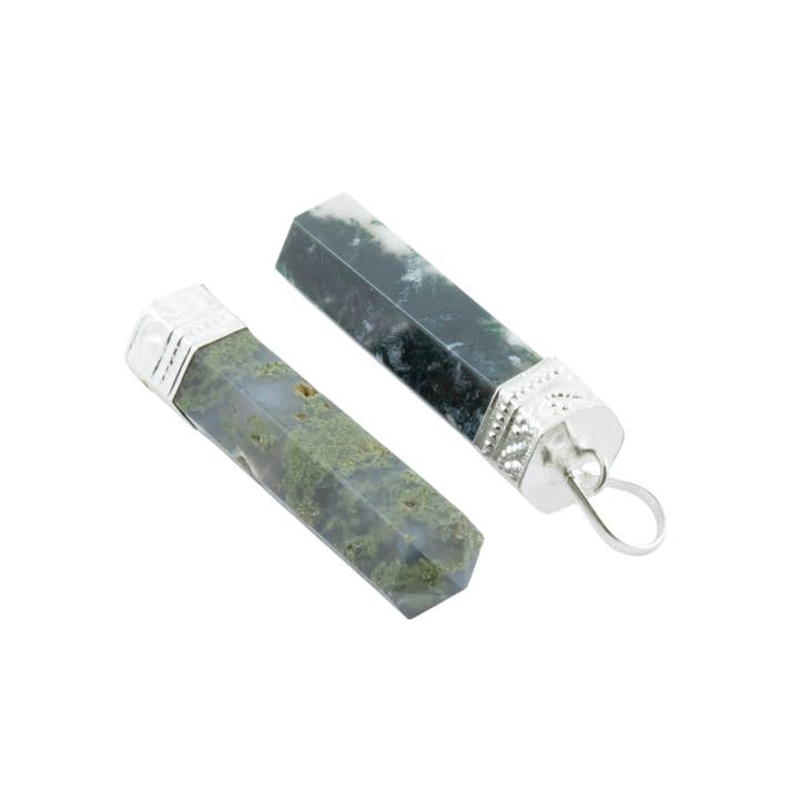 Quasar Gems USA - Wholesale Individuele bedel/hanger - Hangertjes met natuurlijke edelstenen aan potloodkettingen25