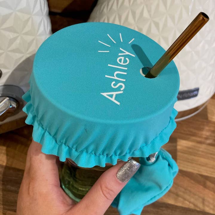 Empowered by Ashley - Wholesale Drink Topper - Tipple Topper Scrunchie Drink Cover1