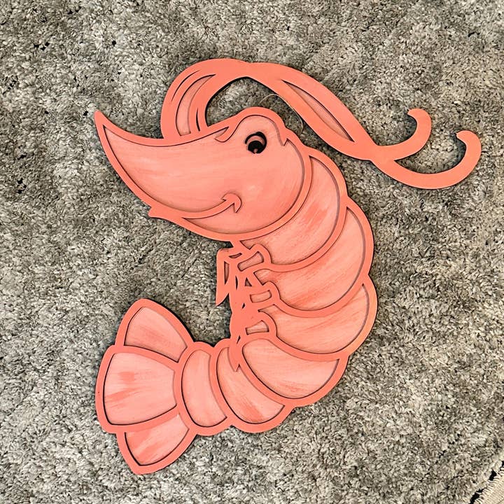 Paisley Grace Makery - Vendita all'ingrosso Decorazione per porta - Gancio Porta Gamberetti P1328 DESIGN GANCIO PORTA3