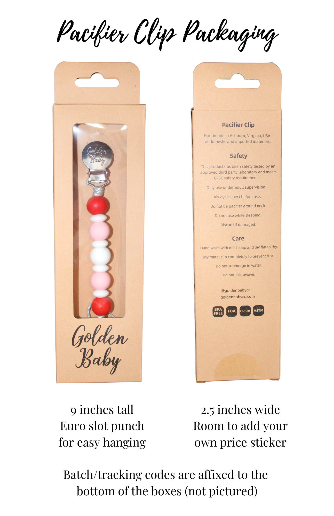 Golden Baby - Wholesale Pacifier Clip - Baby - Jeanie Pacifier Clip // Rainbow1