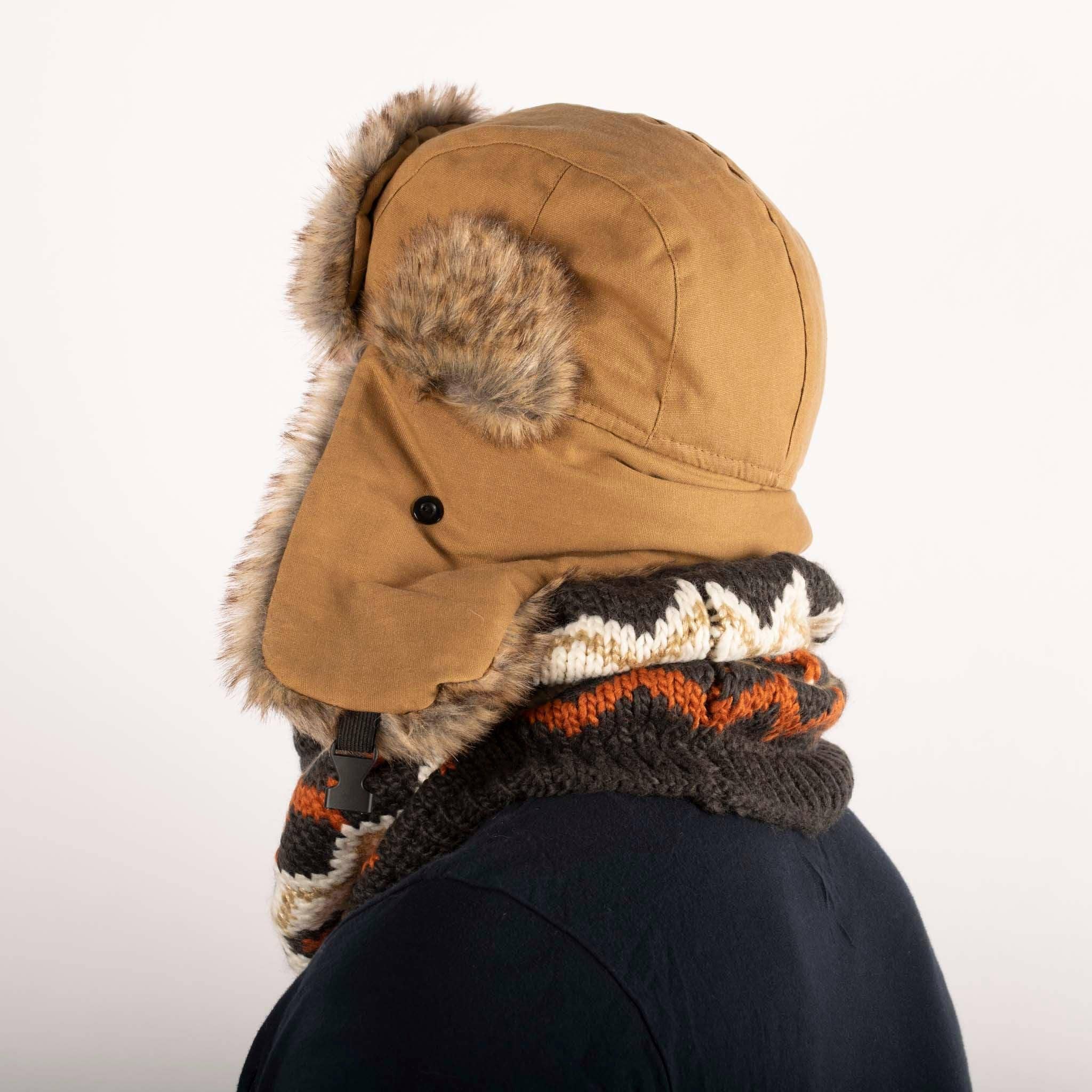 Heritage Traditions – Großhandel Trapper-/Fliegermütze – Unisex – Wachspelz-Lumberjack-Trapper-Hut2