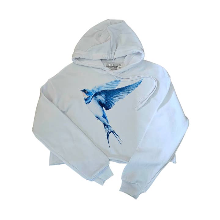 Winter Blues - Cropped Hoodie for wholesale by Wild Women Wander