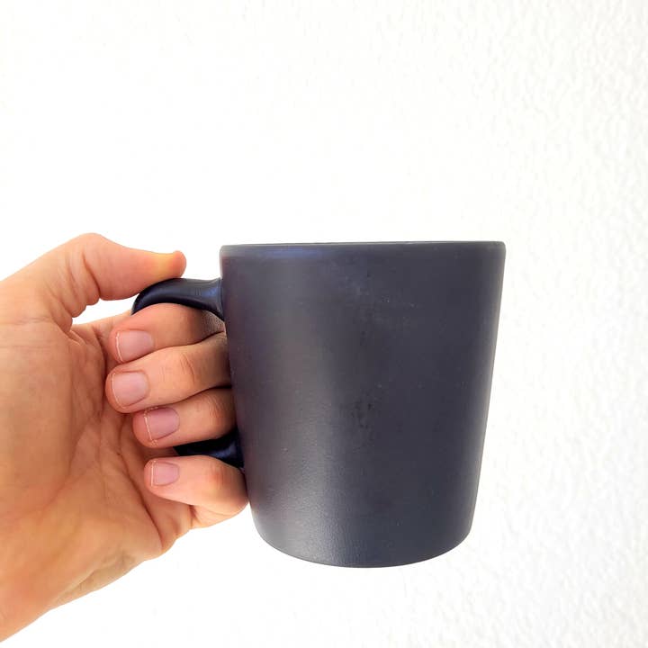 Stoneware coffee mug - matte black - 30cl for wholesale by Carthage Trade Gallery