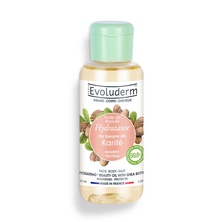 Olio di bellezza idratante al burro di karitè per la vendita all'ingrosso da parte di Evoluderm