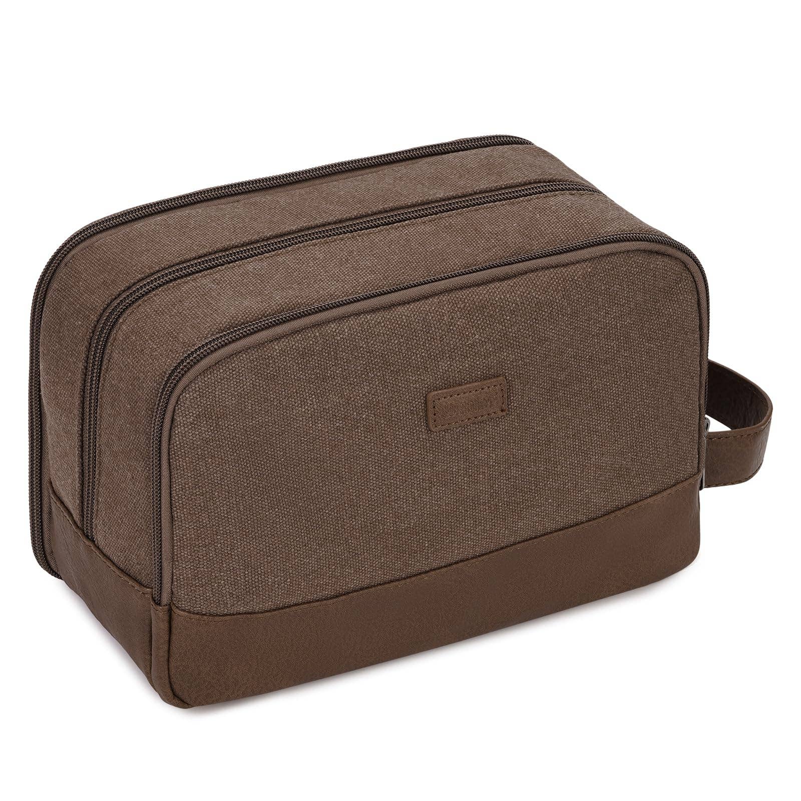 wandf - Wholesale Toiletry Bag - Men's - Canvas Travel Toiletry Shaving Bag Hanging Dopp Kit Unisex32