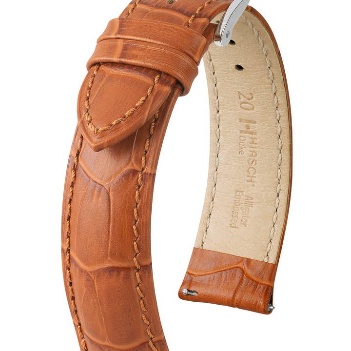 HIRSCH - Vente Bracelet de montre – femme - Bracelet de montre HIRSCH Duke L - cuir de veau italien le plus fin