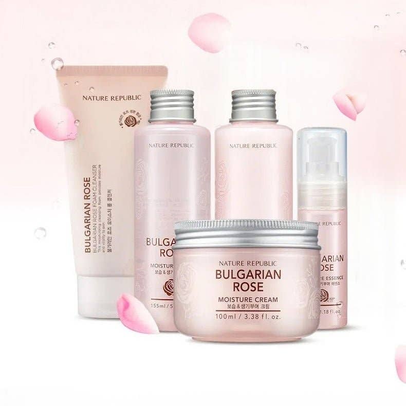 VIAI Beauty - Vente Ensemble/coffret de soins du visage - Ensemble de soins de la peau à la rose bulgare (Offre spéciale)0