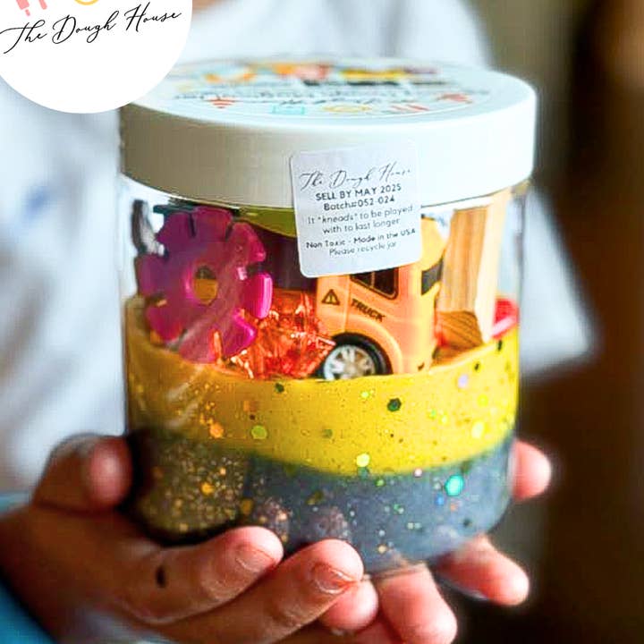 Super Size Construction Magical Jars for wholesale by The Dough House