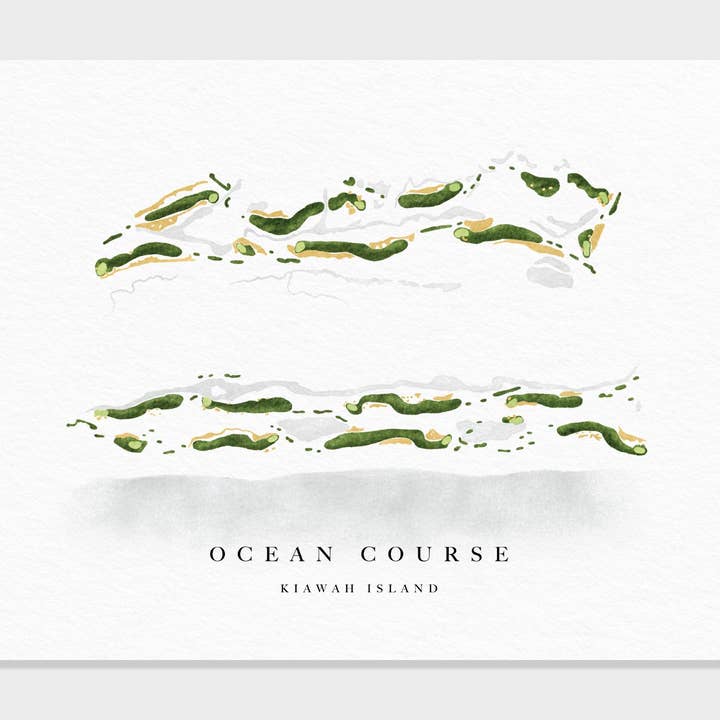 Kiawah Island | Ocean Course, Osprey Point, Turtle Point, Cougar Point, Oak Point für den Großhandel von Claire Nilan Art