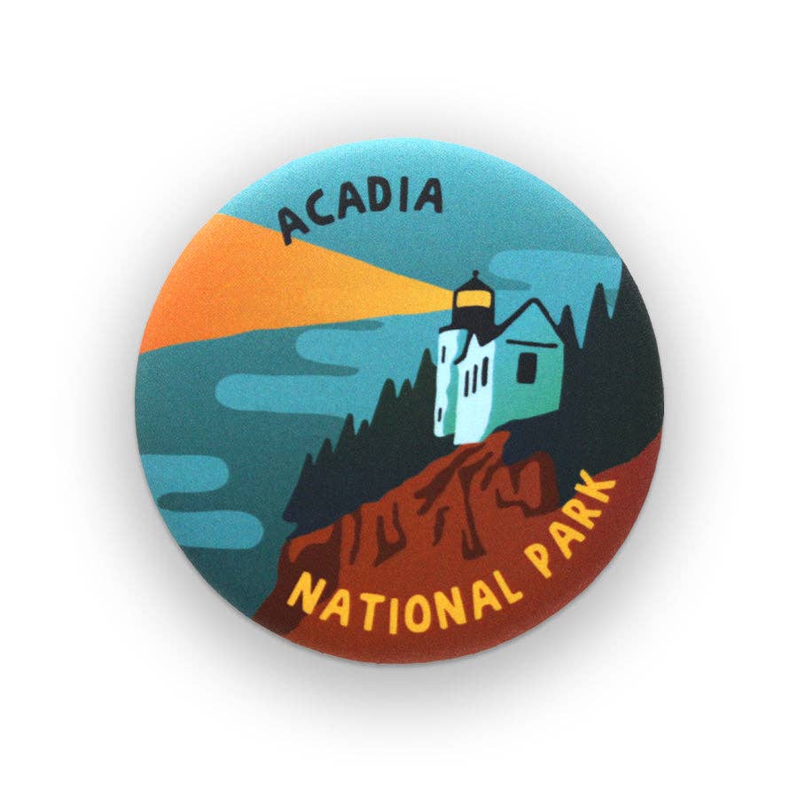 Adventure Booty - Wholesale Magnet - Acadia National Park Merit Badge Magnet