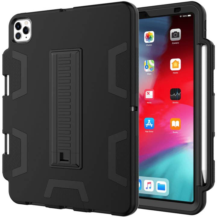 AICase - Wholesale Laptop/Tablet Case - Men's - iPad Pro 11 Inch Hybrid Rubber Shockproof Heavy Duty Stand Cover4